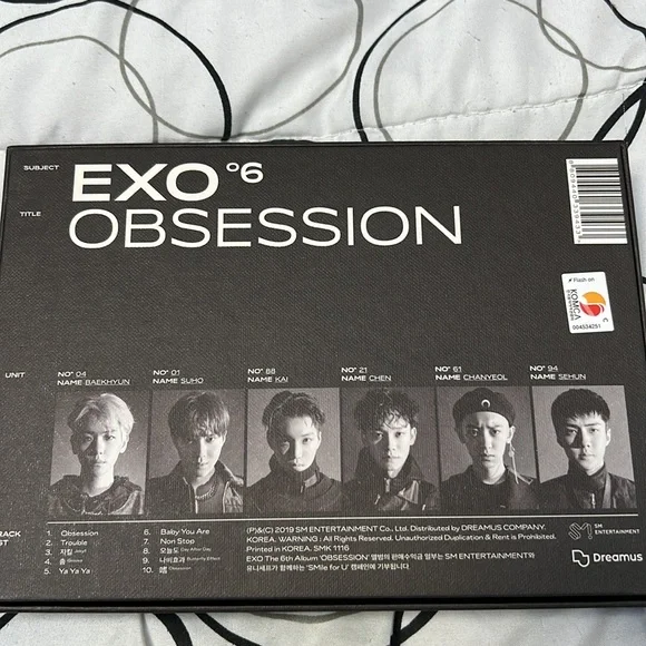 EXO-Obsession CD - Picture 3 of 3